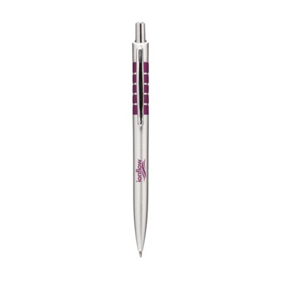 Branded Promotional JAZZY BALL PEN in Purple Pen From Concept Incentives.