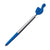 Branded Promotional SMILE HANDBALL PEN in Blue Pen From Concept Incentives.