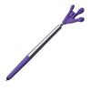 Branded Promotional SMILE HANDBALL PEN in Violet Pen From Concept Incentives.