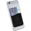 Branded Promotional SLIM CARD WALLET ACCESSORY FOR SMARTPHONES in Black Solid Credit Card Holder From Concept Incentives.