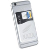Branded Promotional SLIM CARD WALLET ACCESSORY FOR SMARTPHONES in White Solid Credit Card Holder From Concept Incentives.