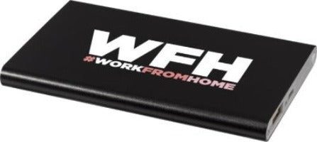 Branded Promotional PEP 4000 MAH POWER BANK in Black Charger From Concept Incentives.