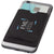 Branded Promotional EXETER RFID SMARTPHONE CARD WALLET in Black Solid Credit Card Holder From Concept Incentives.