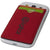 Branded Promotional EYE DUAL POCKET RFID SMARTPHONE WALLET in Red Mobile Phone Case From Concept Incentives.