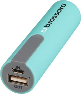 Branded Promotional JINN 2200 MAH POWER BANK with Rubber Finish in Mint Green Charger From Concept Incentives.