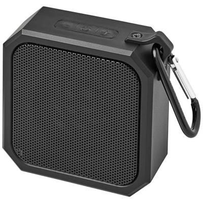Branded Promotional BLACKWATER OUTDOOR BLUETOOTH¬¨√Ü SPEAKER in Black Solid Technology From Concept Incentives.
