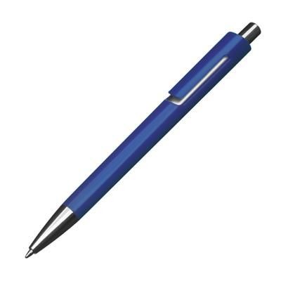 Branded Promotional COLOURFUL PLASTIC BALL PEN in Blue Pen From Concept Incentives.