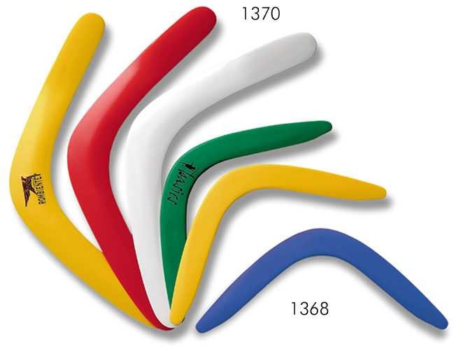 Branded Promotional LARGE MAXI PLASTIC BOOMERANG Boomerang From Concept Incentives.