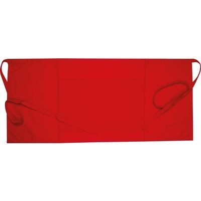 Branded Promotional COTTON APRON KOLDBY in Red Apron From Concept Incentives.