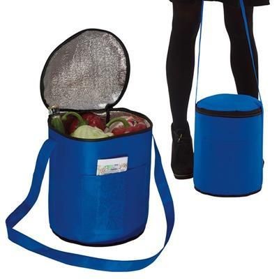 Branded Promotional ALCUDIA COOL BAG in Blue Cool Bag From Concept Incentives.