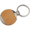 Branded Promotional METAL WOOD KEYRING LANGHAUS Keyring From Concept Incentives.