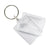 Branded Promotional TOP KEYRING in Clear Transparent Keyring From Concept Incentives.