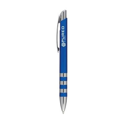 Branded Promotional RINGER BALL PEN in Blue Pen From Concept Incentives.