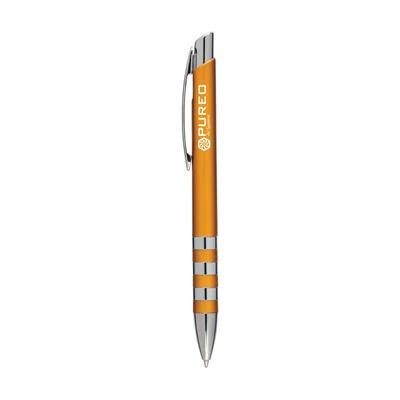 Branded Promotional RINGER BALL PEN in Orange Pen From Concept Incentives.