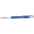 Branded Promotional FROSTED BALL PEN with Rubber Grip in Blue Pen From Concept Incentives.