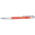 Branded Promotional FROSTED BALL PEN with Rubber Grip in Red Pen From Concept Incentives.