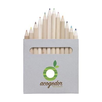 Branded Promotional PASTELLI COLOUR PENCIL SET Pencil From Concept Incentives.