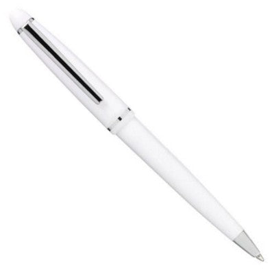 Branded Promotional NOSTALGIESILVERONE PEN in White Pen From Concept Incentives.