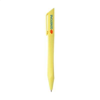 Branded Promotional TURNER PEN in Yellow Pen From Concept Incentives.