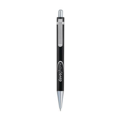 Branded Promotional BOSTON BALL PEN in Black Pen From Concept Incentives.