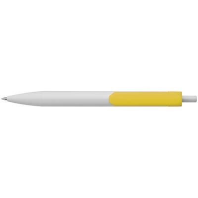 Branded Promotional STANDARD BALL PEN with Clip in Yellow Pen From Concept Incentives.