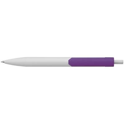 Branded Promotional STANDARD BALL PEN with Clip in Violet Pen From Concept Incentives.