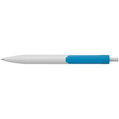 Branded Promotional STANDARD BALL PEN with Clip in Turquoise Pen From Concept Incentives.