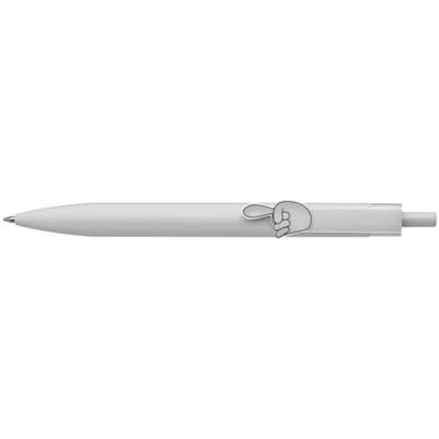 Branded Promotional FINGER POINTER BALL PEN in White Pen From Concept Incentives.