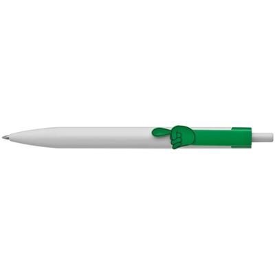 Branded Promotional FINGER POINTER BALL PEN in Green Pen From Concept Incentives.