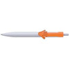 Branded Promotional BALL PEN with 2d Clip Hands in Orange Pen From Concept Incentives.