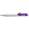 Branded Promotional BALL PEN with 2d Clip Hands in Violet Pen From Concept Incentives.