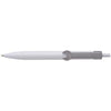 Branded Promotional BALL PEN with Heart Clip in Grey Pen From Concept Incentives.