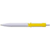 Branded Promotional BALL PEN with Heart Clip in Yellow Pen From Concept Incentives.