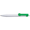 Branded Promotional BALL PEN with Heart Clip in Green Pen From Concept Incentives.