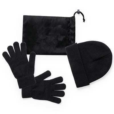 Branded Promotional GLOVES AND BASEBALL CAP with Pouch Baseball Cap From Concept Incentives.