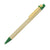 Branded Promotional ECO RETRACTABLE BALL PEN in Natural & Green Pen From Concept Incentives.