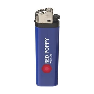 Branded Promotional FLINT LIGHTER in Blue Lighter From Concept Incentives.
