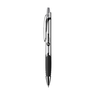 Branded Promotional SILVER SPARGO PEN in Black Pen From Concept Incentives.