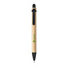 Branded Promotional BOSTONBAMBOO PEN in Black Pen From Concept Incentives.