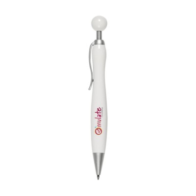 Branded Promotional JOLLY PEN in White Pen From Concept Incentives.