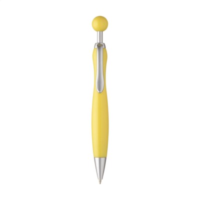 Branded Promotional JOLLY PEN in Yellow Pen From Concept Incentives.