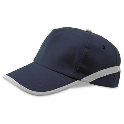 Branded Promotional FIVE PANELS BASEBALL CAP with Velcro Fastening Baseball Cap From Concept Incentives.