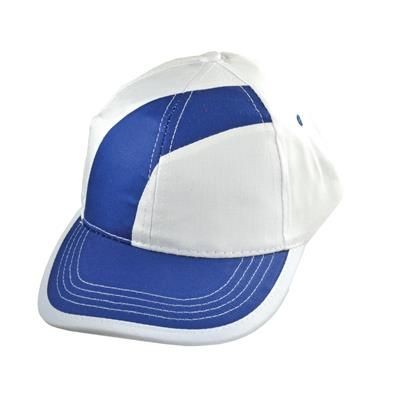 Branded Promotional 6 PANELS CHILDRENS BASEBALL CAP with Velcro Fastening Baseball Cap From Concept Incentives.