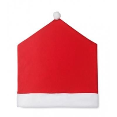 Branded Promotional CHRISTMAS CHAIR COVER in Polyester Chair Cover From Concept Incentives.