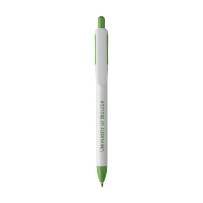 Branded Promotional PROMISE PEN in Green Pen From Concept Incentives.