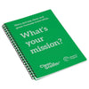 Branded Promotional GREEN & GOOD A5 RECYCLED POLYPROPYLENE NOTE BOOK in Dark Green Notebook from Concept Incentives