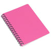 GREEN & GOOD A6 RECYCLED POLYPROPYLENE NOTE BOOK in Pink Notebook from Concept Incentives