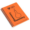 GREEN & GOOD A6 RECYCLED POLYPROPYLENE NOTE BOOK in Orange Notebook from Concept Incentives