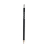 Branded Promotional SHARP PENCIL in Black Pencil From Concept Incentives.