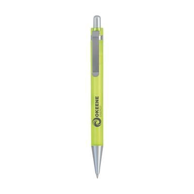Branded Promotional BOSTON BALL PEN in Yellow Pen From Concept Incentives.